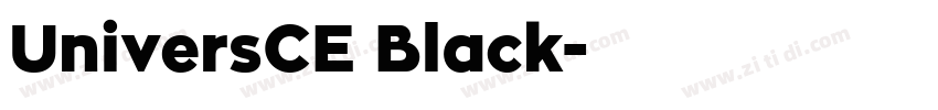 UniversCE Black字体转换